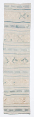 3x11 Colorful Vintage Turkish Runner Rug
