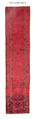 3x11 Old & Vintage Turkish Area Runner Rug