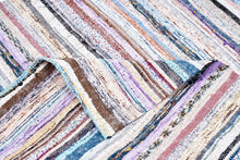 4x21 Colorful Vintage Turkish Runner Rug