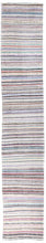 4x21 Colorful Vintage Turkish Runner Rug