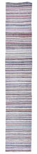 4x21 Colorful Vintage Turkish Runner Rug
