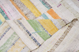 6x9 Colorful Vintage Turkish Area Rug