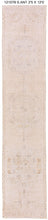 3x13 Red Vintage Turkish Runner Rug
