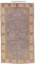 4x6 Purple Vintage Turkish Area Rug