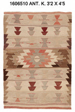 3x4 Old & Vintage Turkish Area Rug