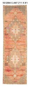 3x11 Old & Vintage Turkish Area Runner Rug