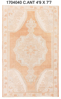 5x8 Old & Vintage Turkish Area Rug