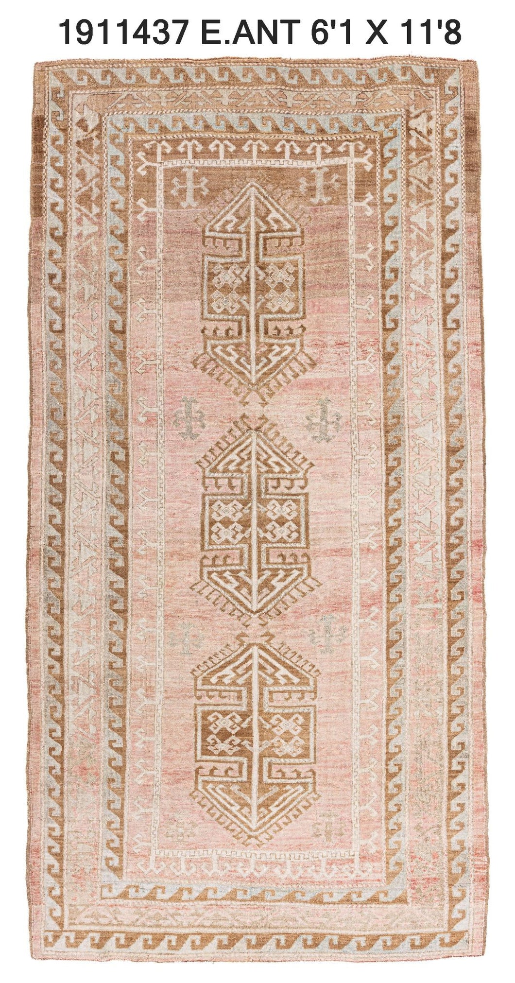 6x12 Old & Vintage Turkish Area Rug