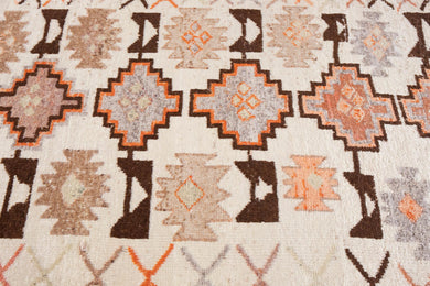 4x10 Old & Vintage Turkish Area Runner Rug