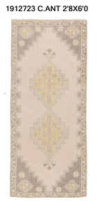 3x6 Old & Vintage Turkish Area Rug
