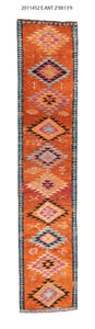 3x14 Old & Vintage Turkish Area Runner Rug