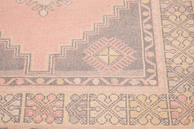 4x7 Old & Vintage Turkish Area Runner Rug