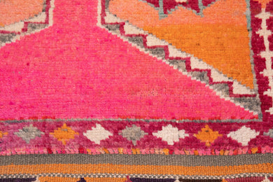 3x12 Mold & Vintage Turkish Area Runner Rug