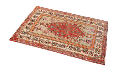 3x4 Old & Vintage Turkish Area Rug