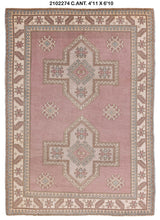 5x7 Old & Vintage Turkish Area Rug