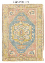 5x7 Old & Vintage Turkish Area Rug