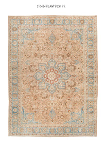 8x11 Old & Vintage Turkish Area Rug