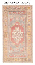 3x6 Old & Vintage Turkish Area Runner Rug