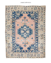 5x6 Old & Vintage Turkish Area Rug