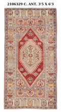 3x6 Old & Vintage Turkish Area Runner Rug