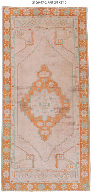 3x6 Old & Vintage Turkish Area Rug
