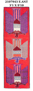 3x10 Old & Vintage Turkish Area Runner Rug