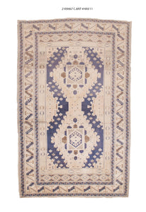 4x7 Old & Vintage Turkish Area Rug