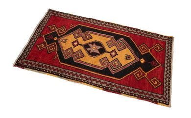 2x3 Old & Vintage Turkish Area Rug