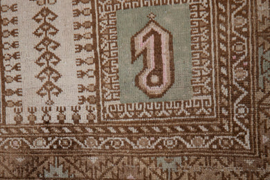 3x6 Old & Vintage Turkish Area Runner Rug