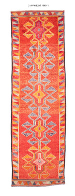 3x11 Old & Vintage Turkish Area Runner Rug