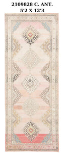 5x13 Old & Vintage Turkish Area Rug