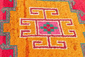 4x4 Old & Vintage Turkish Area Rug