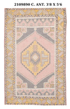 4x6 Old & Vintage Turkish Area Rug