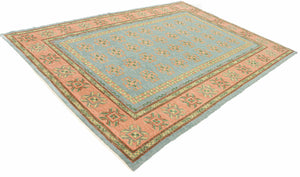 7x10 Modern Oushak Area Rug