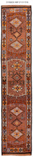 3x14 Old & Vintage Turkish Area Runner Rug