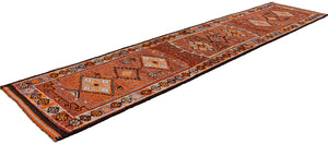 3x14 Old & Vintage Turkish Area Runner Rug