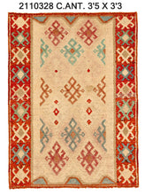 2x3 Old & Vintage Turkish Area Rug