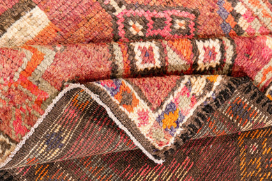 3x13 Old & Vintage Turkish Area Runner Rug