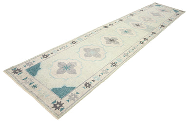 3x16 Modern Oushak Area Runner Rug