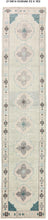3x16 Modern Oushak Area Runner Rug