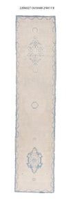 3x12 Modern Oushak Area Runner Rug