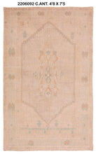 5x7 Old & Vintage Turkish Area Rug