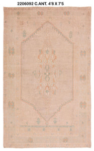 5x7 Old & Vintage Turkish Area Rug