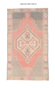 3x6 Old & Vintage Turkish Area Rug