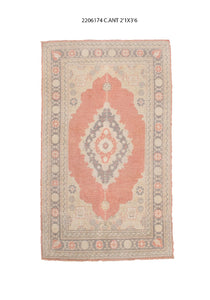 2x4 Old & Vintage Turkish Area Rug