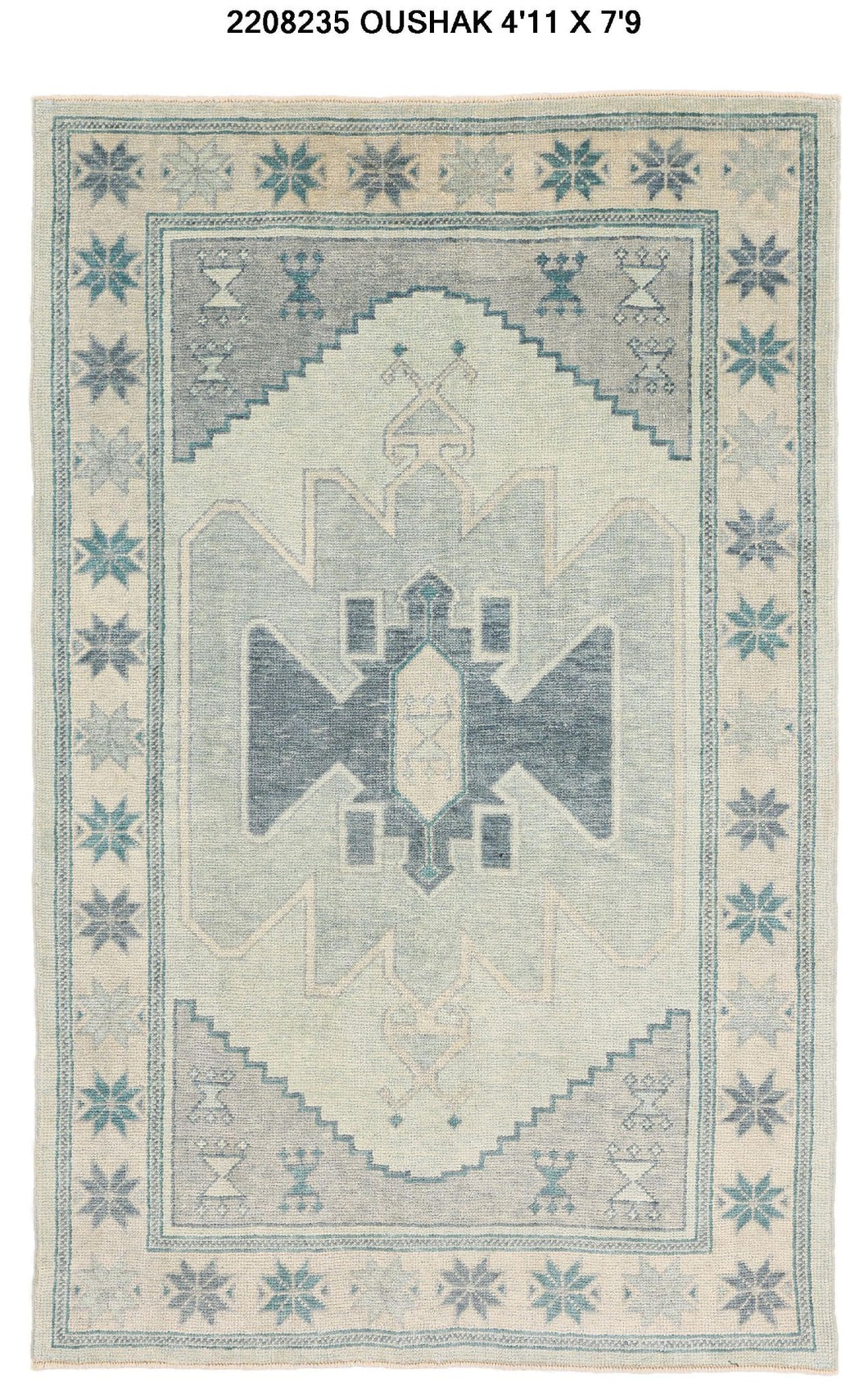 5x8 Modern Oushak Area Rug