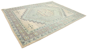 7x9 Modern Oushak Area Rug