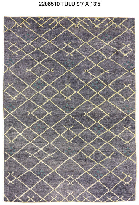10x13 Modern Tulu Area Rug