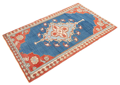 3x4 Old & Vintage Turkish Area Rug