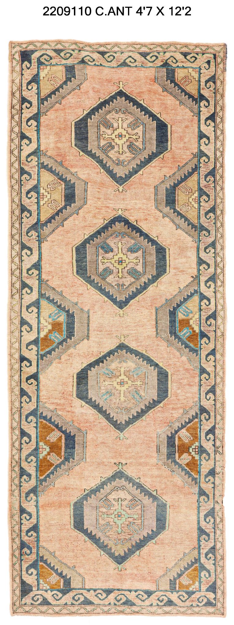 5x12 Old & Vintage Turkish Area Rug